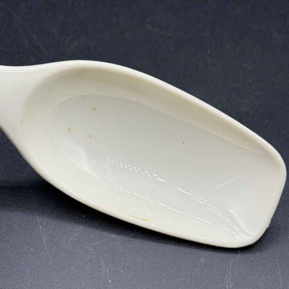 Vintage Foley Nylon‎ Slotted Spoon #25472 White 2